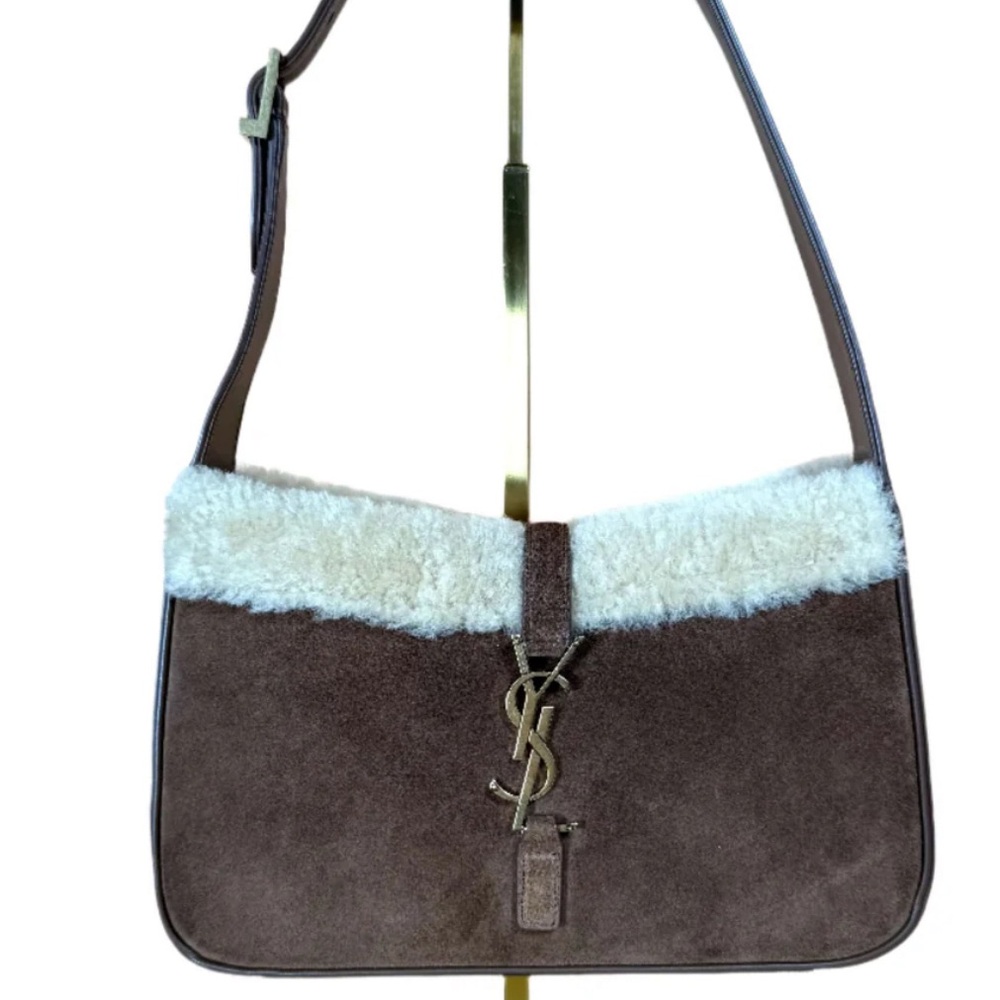 YSL shearling le 5 a 7 handbag
